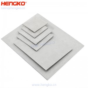 廠家供應微米級冶金不銹鋼燒多層結網濾板高精度耐高壓_規格尺寸多樣可定制