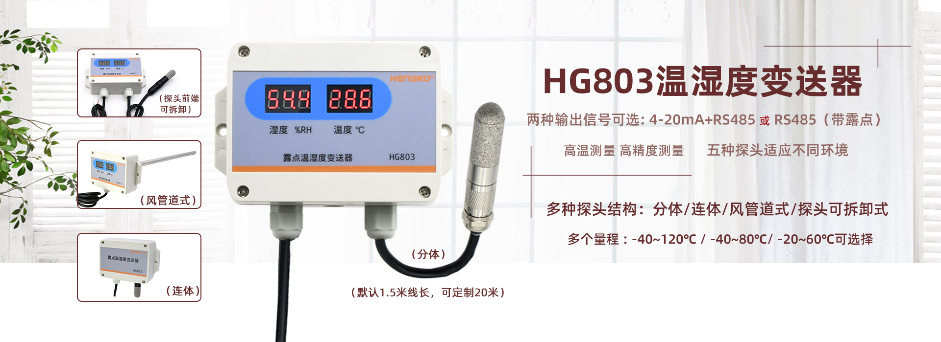 HG803溫濕度變送器